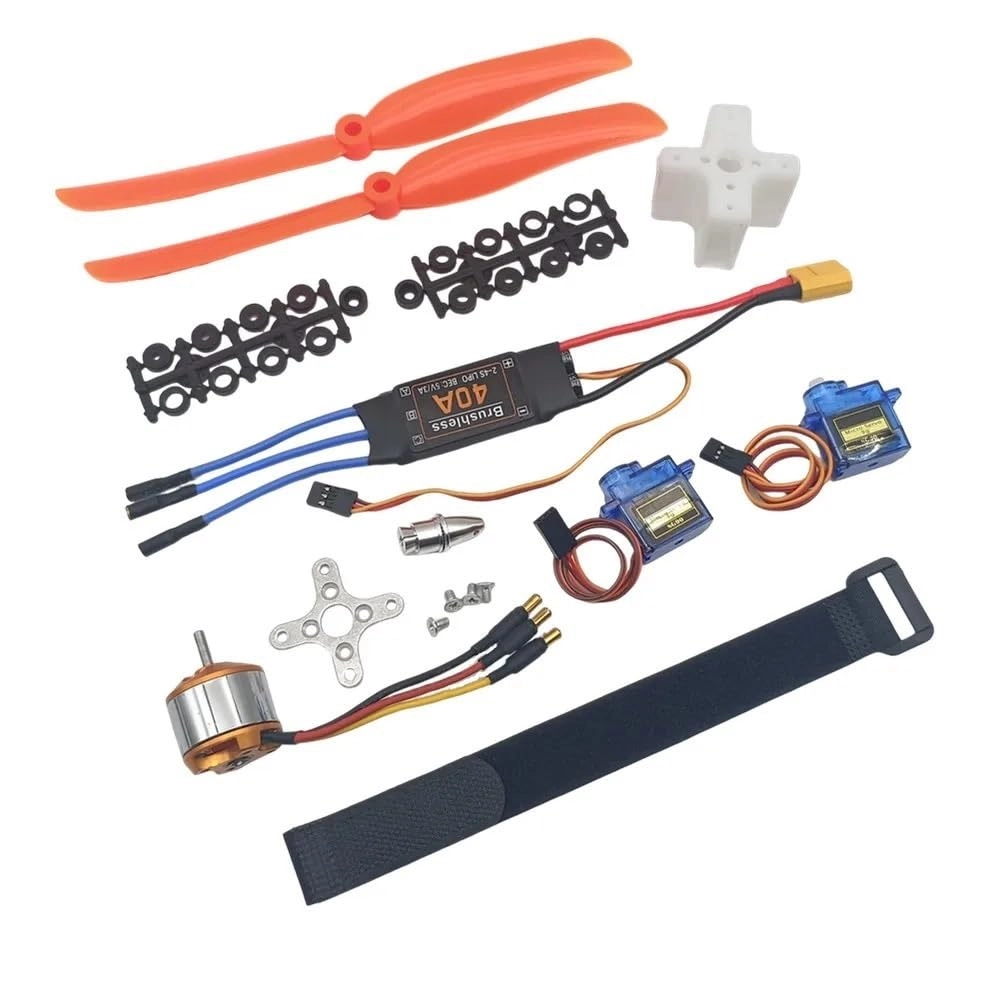 Brushless Motor - KV1400 40A XT60 + Propeller + SG90 9G Servo - 9G