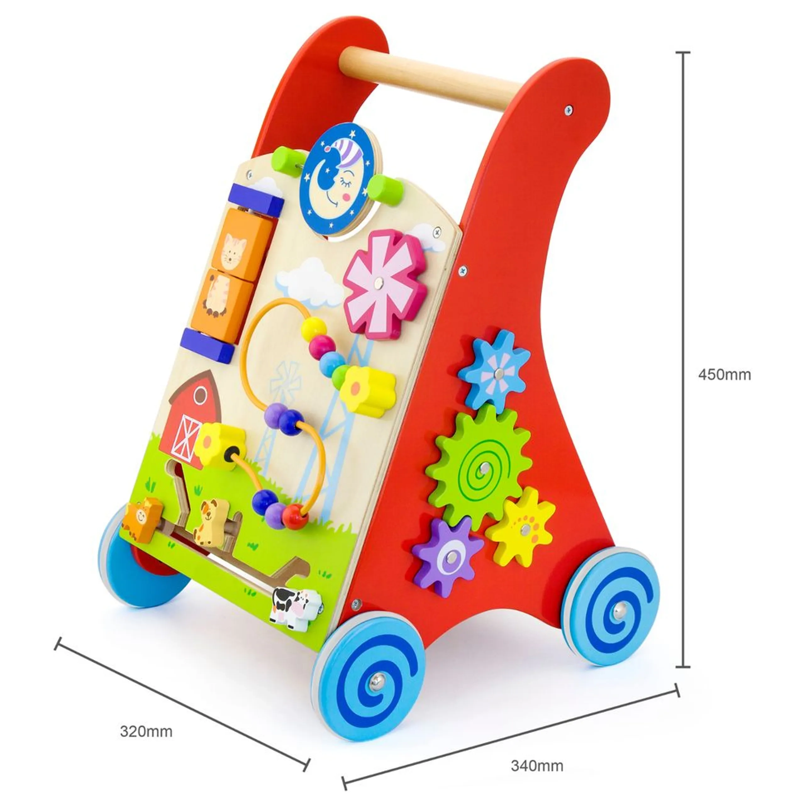 Activity Baby Walker - 3+ Multi Colour