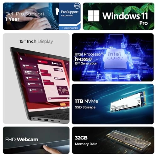 Latitude 3550 - 15.6'' Core i7-1355U 32GB DDR5 1TB SSD