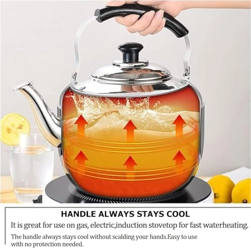 Stovetop Induction Whistling Kettle - 5L