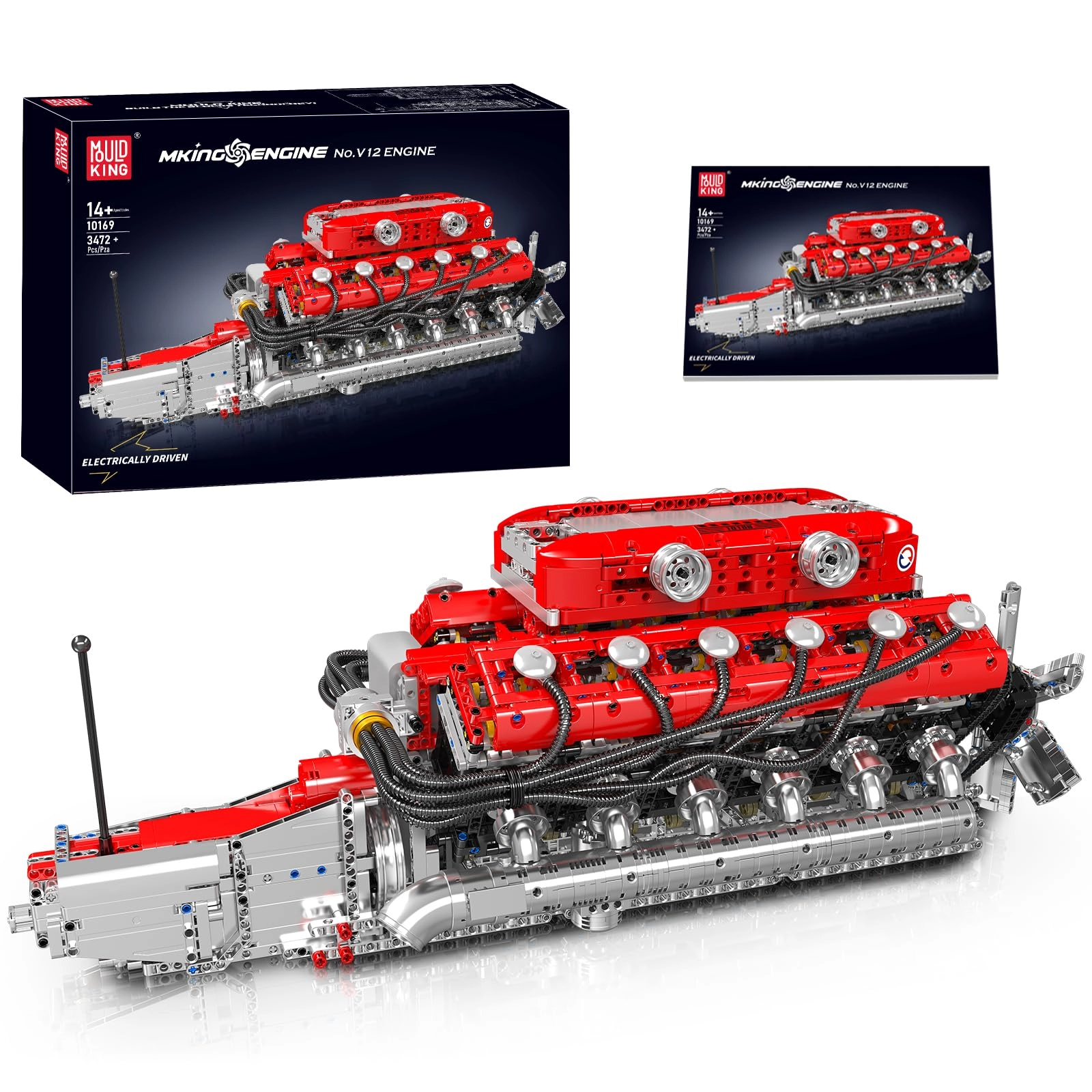 mould king 10169 V12 Engine - 3472 pcs