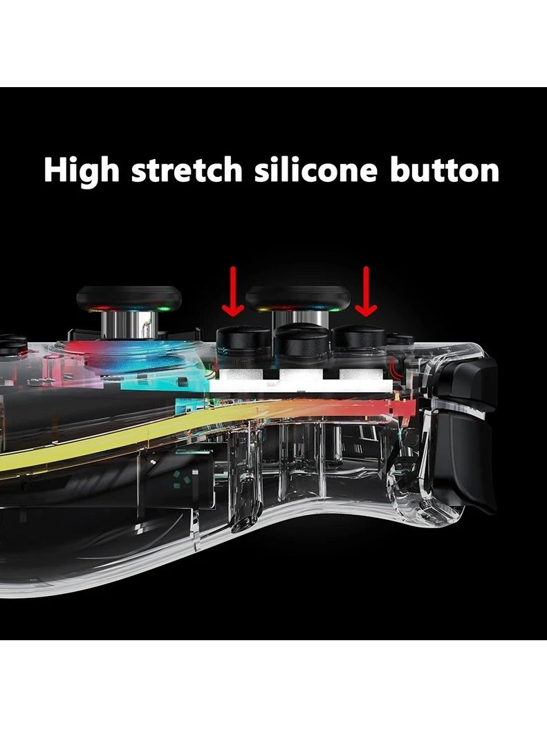 KS40 - Transparent Black Nintendo Switch