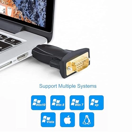 USB to RS232 Male Adapter - PL2303 Chipset Gold Plated
