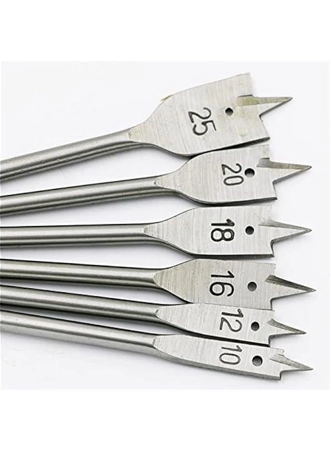 Flat Drill Sets - Steel 6 10mm25mm