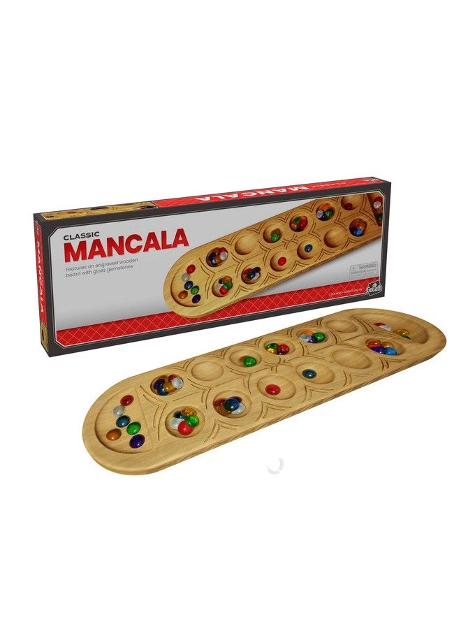 Classic Mancala - Fullsized Solid Wooden Board