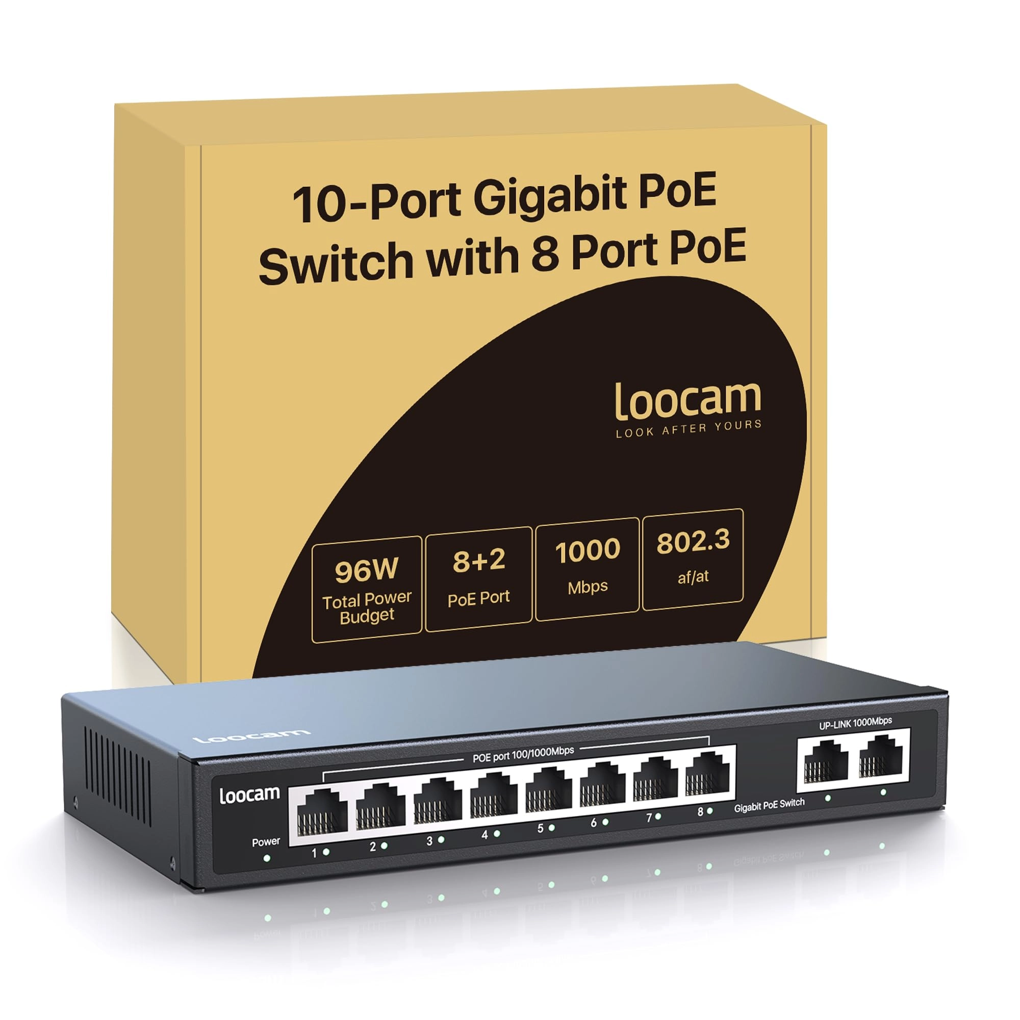 Ansjer Electronics Co., Ltd. LNA-SPG1008-BE - 8-ports