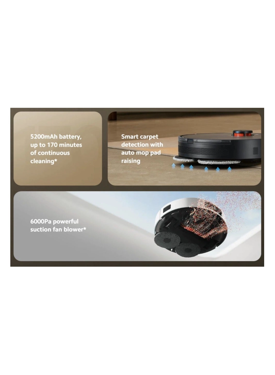 Robotic Vacuum Cleaner S20+ - With Mop