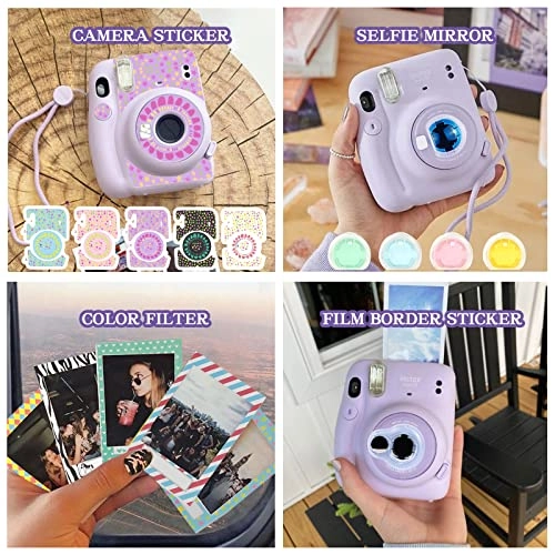 Case - Magic Pink + Adjustable strap + Photo album + Four-color filter + Frame sticker + Camera sticker + Selfie mirror