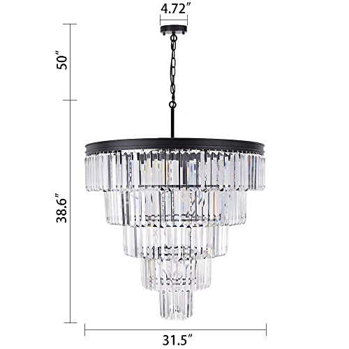 Crystal Chandelier - Dimmable