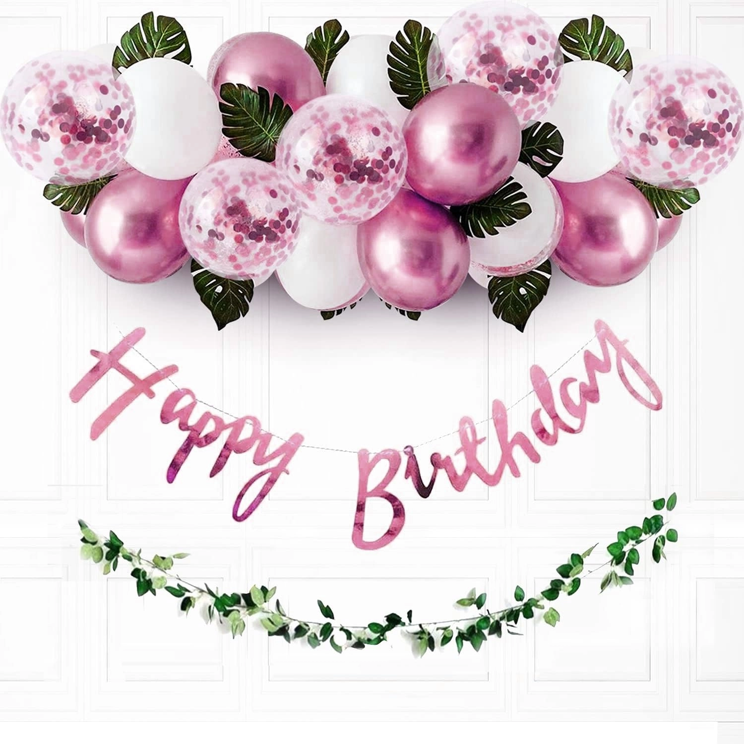 Happy Birthday Decoration Kit - 56Pcs Birthday