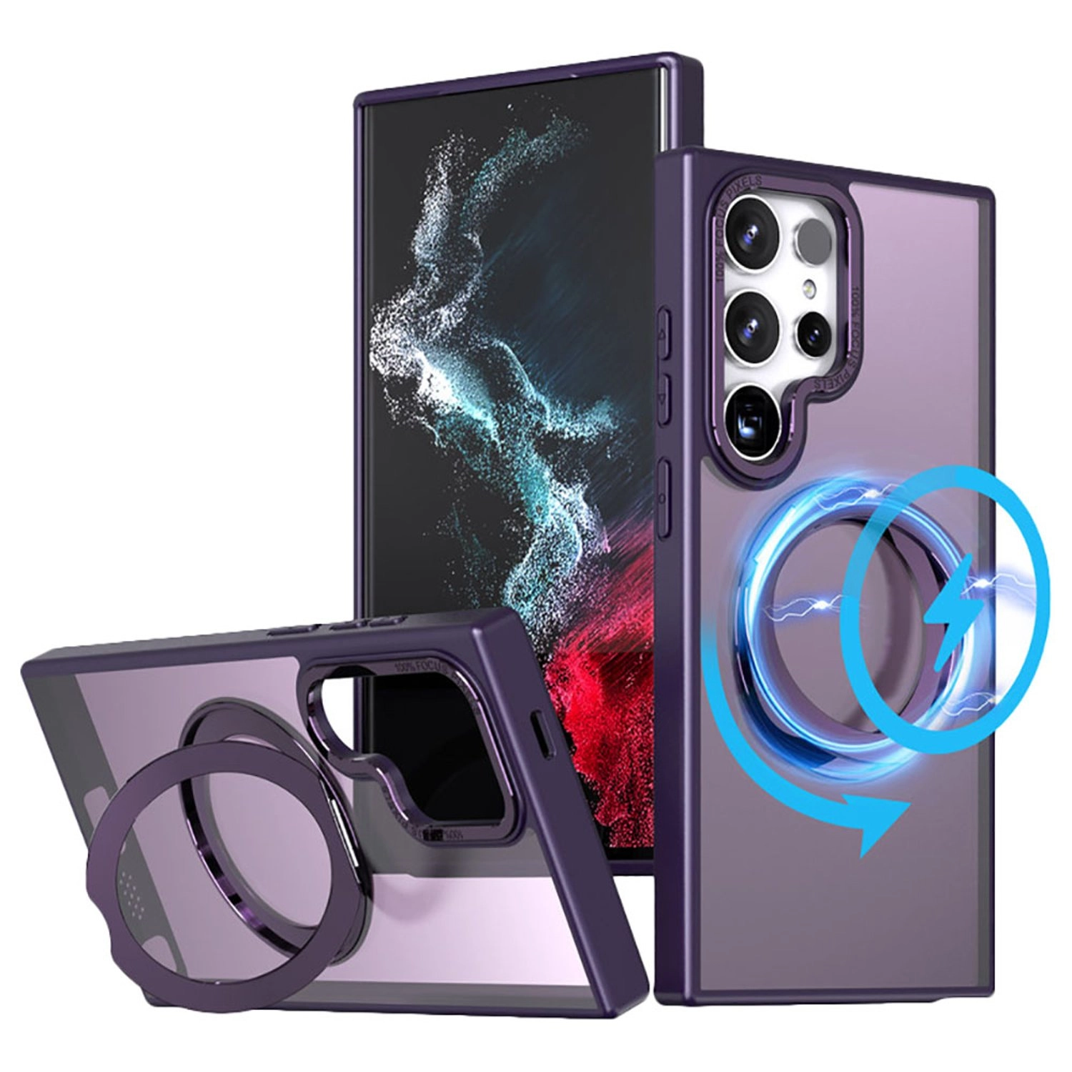 Ring Stand Case for Samsung Galaxy S24 Ultra