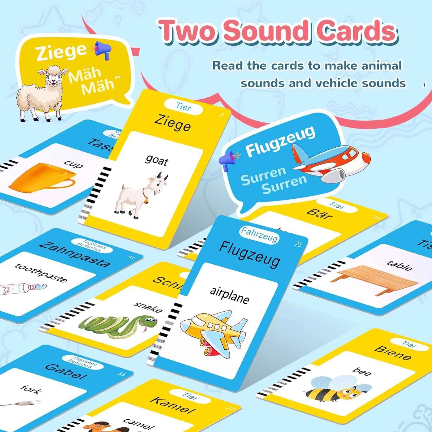 Talking Flash Card - 3+ 1 pieces