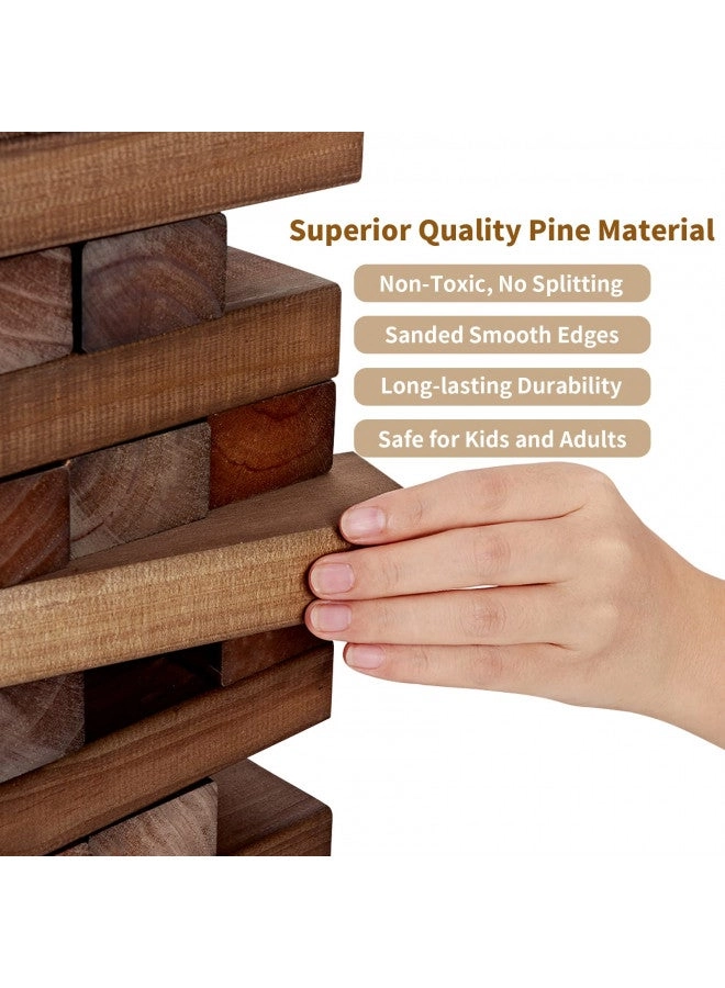 Giant Tumble Tower - 54 PCS Pine Wooden