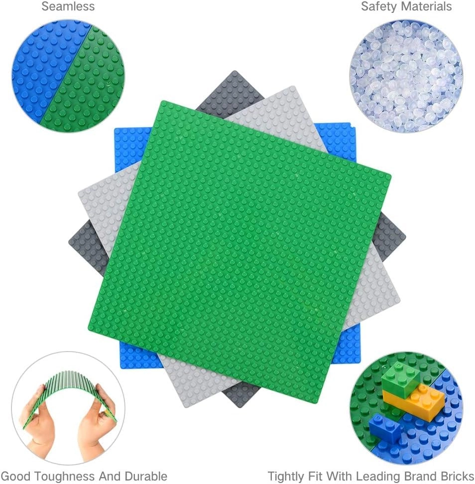 Peel-and-Stick Baseplates - 10pcs