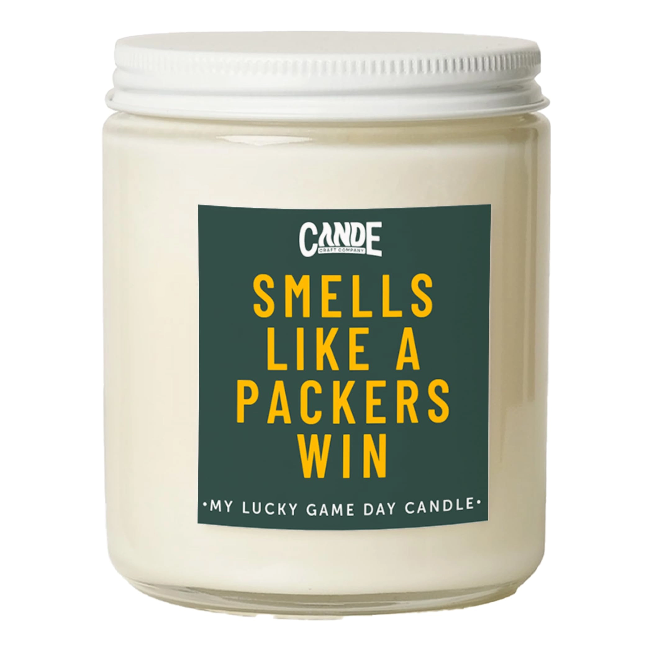ce craft Smells Like a Packers Win Candle - Teakwood & Mahogany 1.0 Count