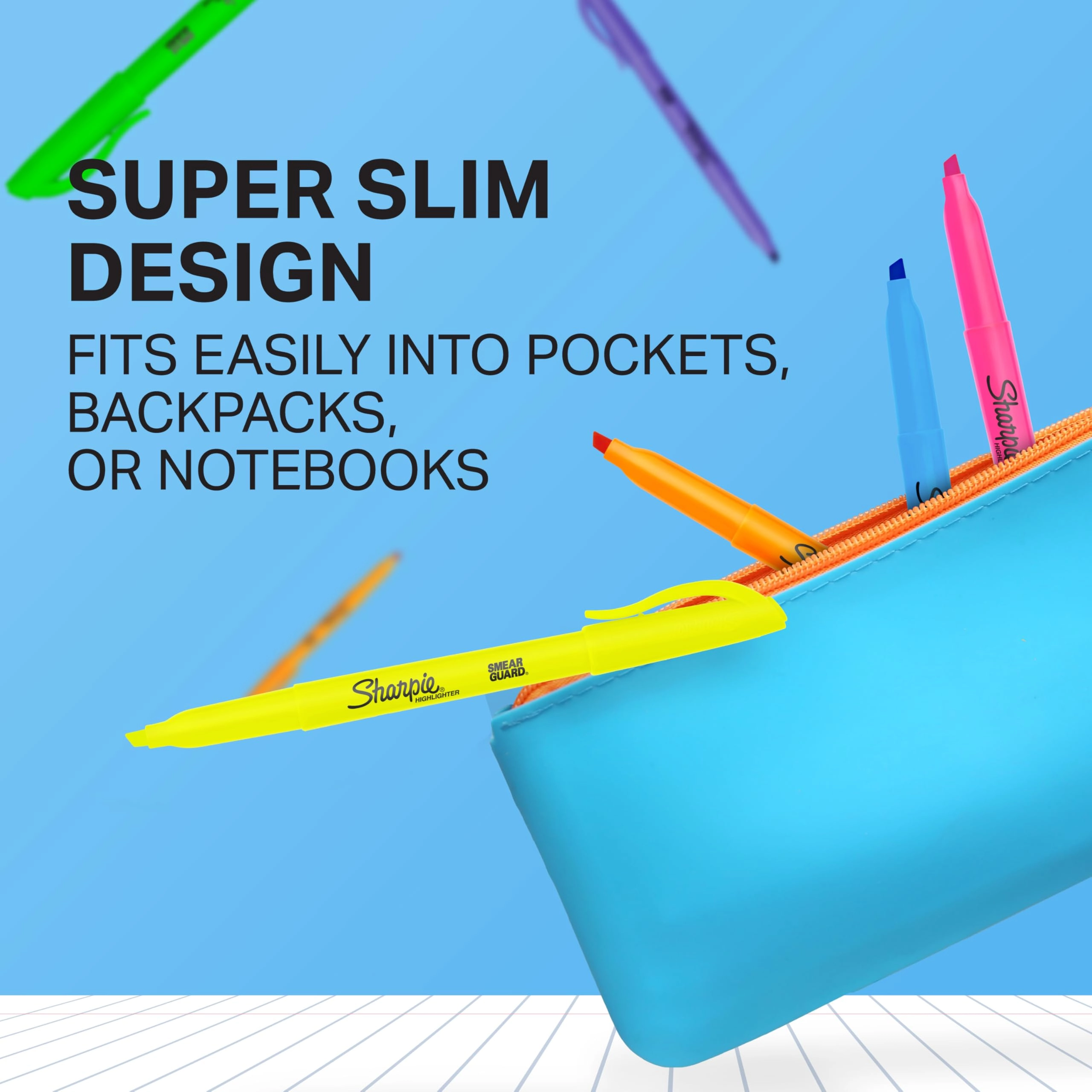 Pocket Highlighters - Assorted Colors Chisel