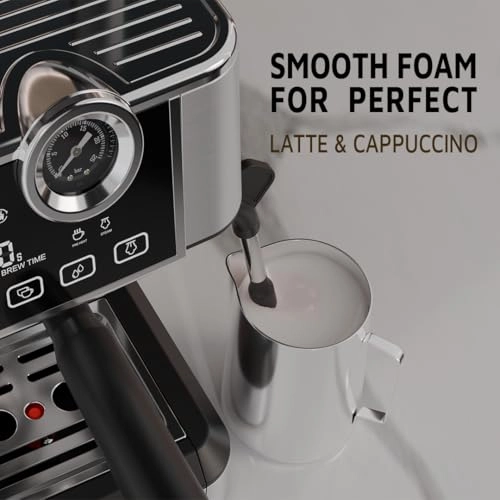 (Renewed) LPCFFM0030-cr - Adjustable Grinder Dual Boiler 19Bar 58mm Porta Filter