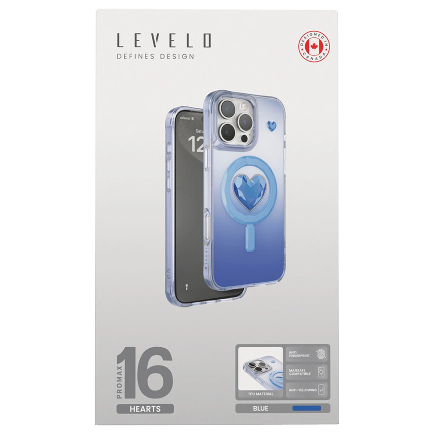 Hearts MagSafe Case - Anti-yellowing material Case for iPhone 16 Pro Max