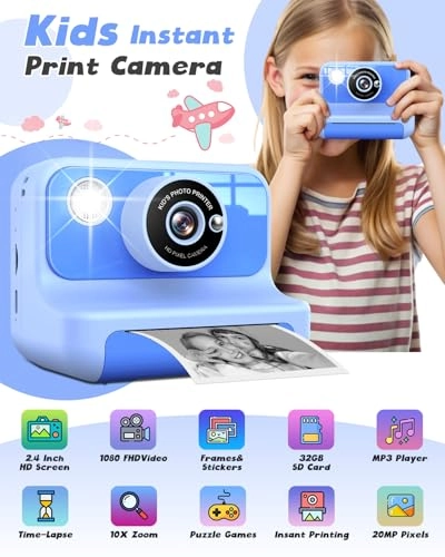 Kids Camera - 24MP 1080P