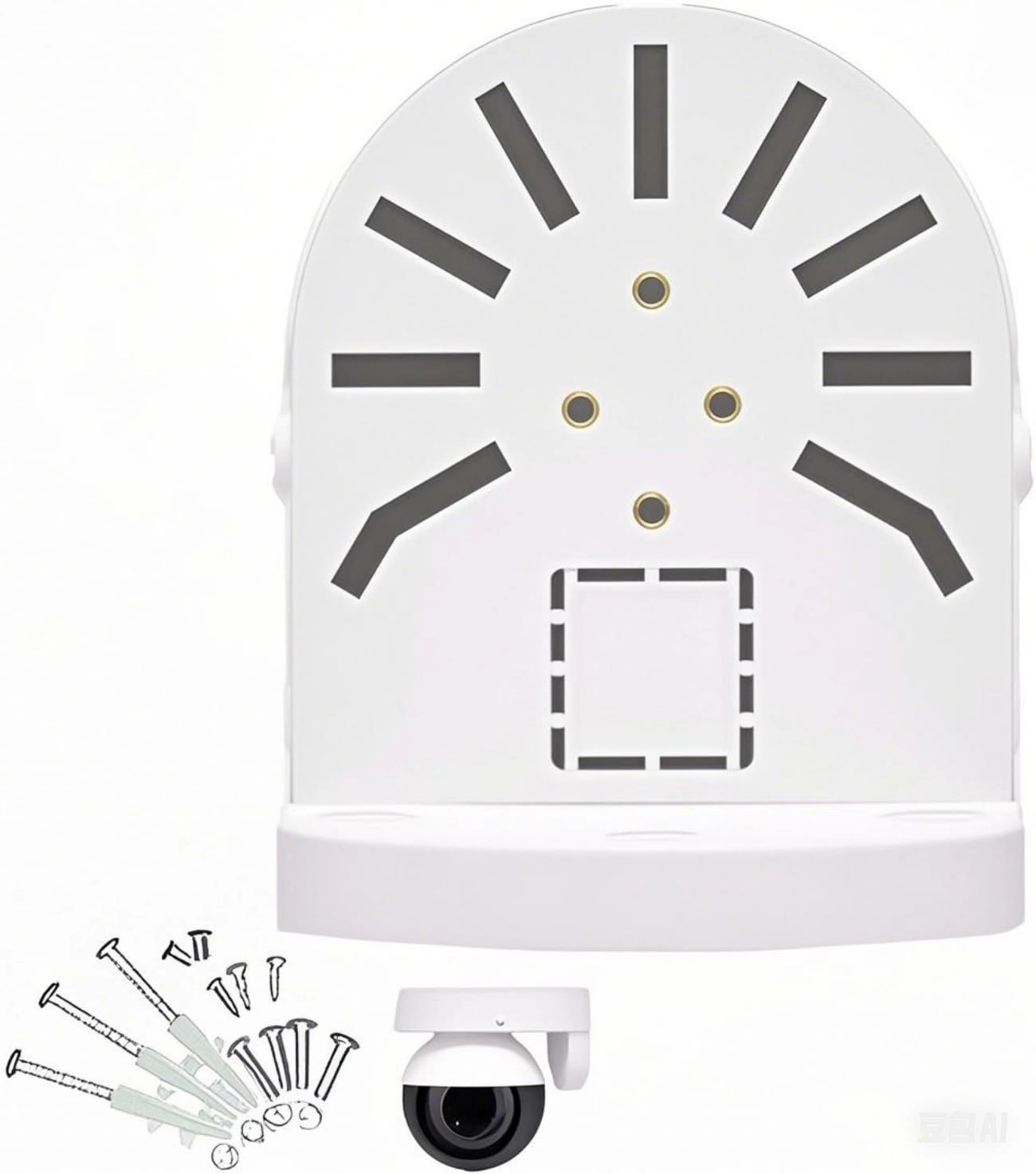 BYL BeElion L Shape Dome Camera Bracket - High Quality ABS 125x98x75mm