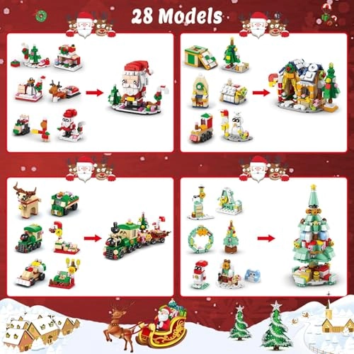 Christmas Building Blocks - 24pcs