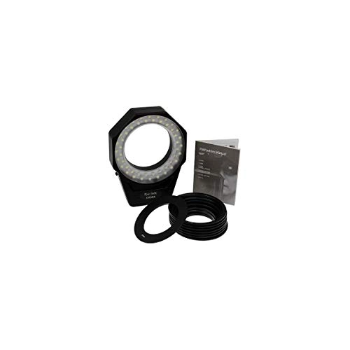 LED-48A - Ring Light Fits Lens Filter Thread Powered by 2x AA