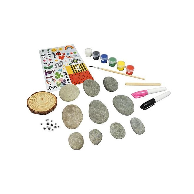 Rock Painting Kit - 10 pieces