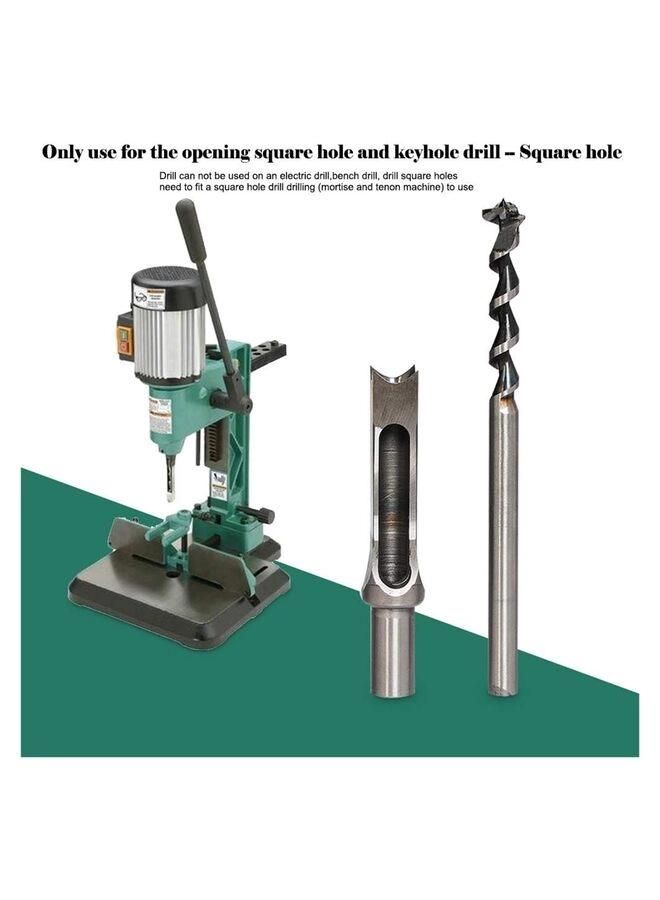 Square hole drill bits - bearing steel 1/2 inch 1/4 inch 3/4 inch 3/8 inch 5/8 inch 5/16 inch 9/16 inch