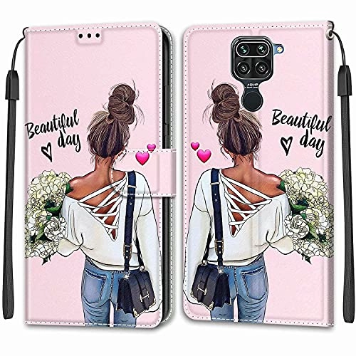 Nadoli Wallet Case - Faux Leather Thermoplastic Polyurethane for Xiaomi Redmi Note 9