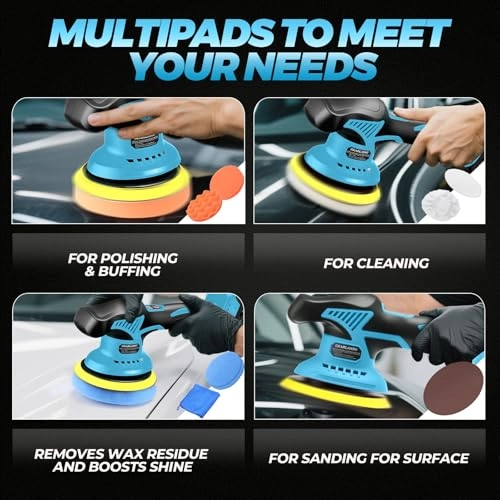 Car Buffer Polisher - Cordless 2800-6000RPM