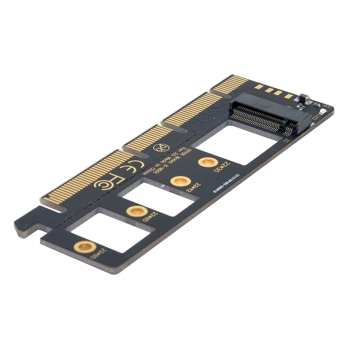 Cablecc NGFF M-Key NVME M.2 SSD to PCI-E Express 3.0 16x X4 Adapter