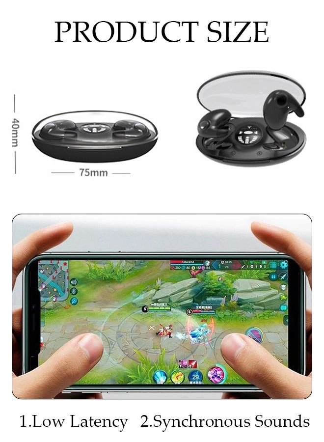 Clip On Bluetooth Earphones Wireless Earbud