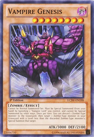 Yu-Gi-Oh! Vampire Genesis LCJW-EN198 - English