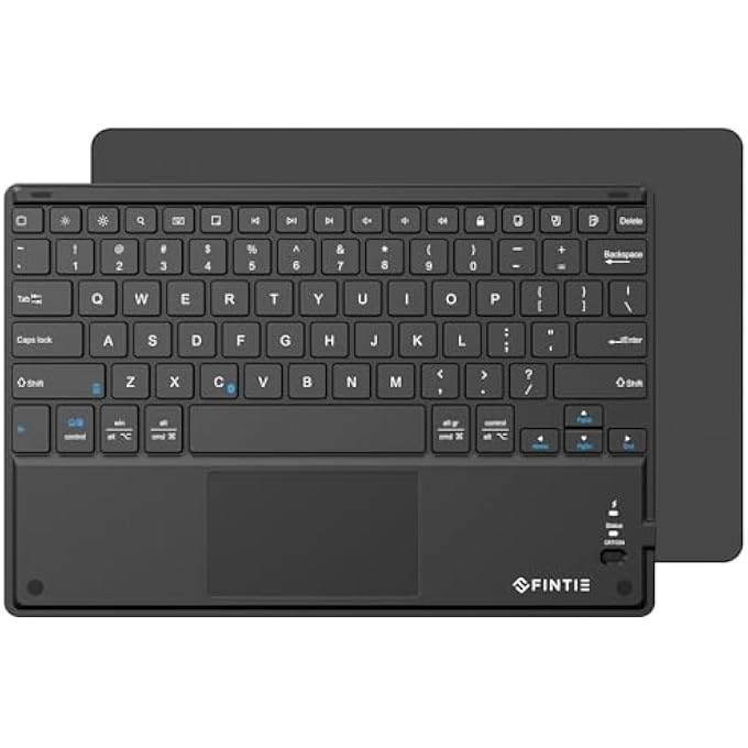 rayihni Wireless Bluetooth Keyboard - ULTRATHIN 4MM built-in multi-touch touchpad for iPad, iPhone, Samsung Galaxy, Google Nexus, Microsoft Surface