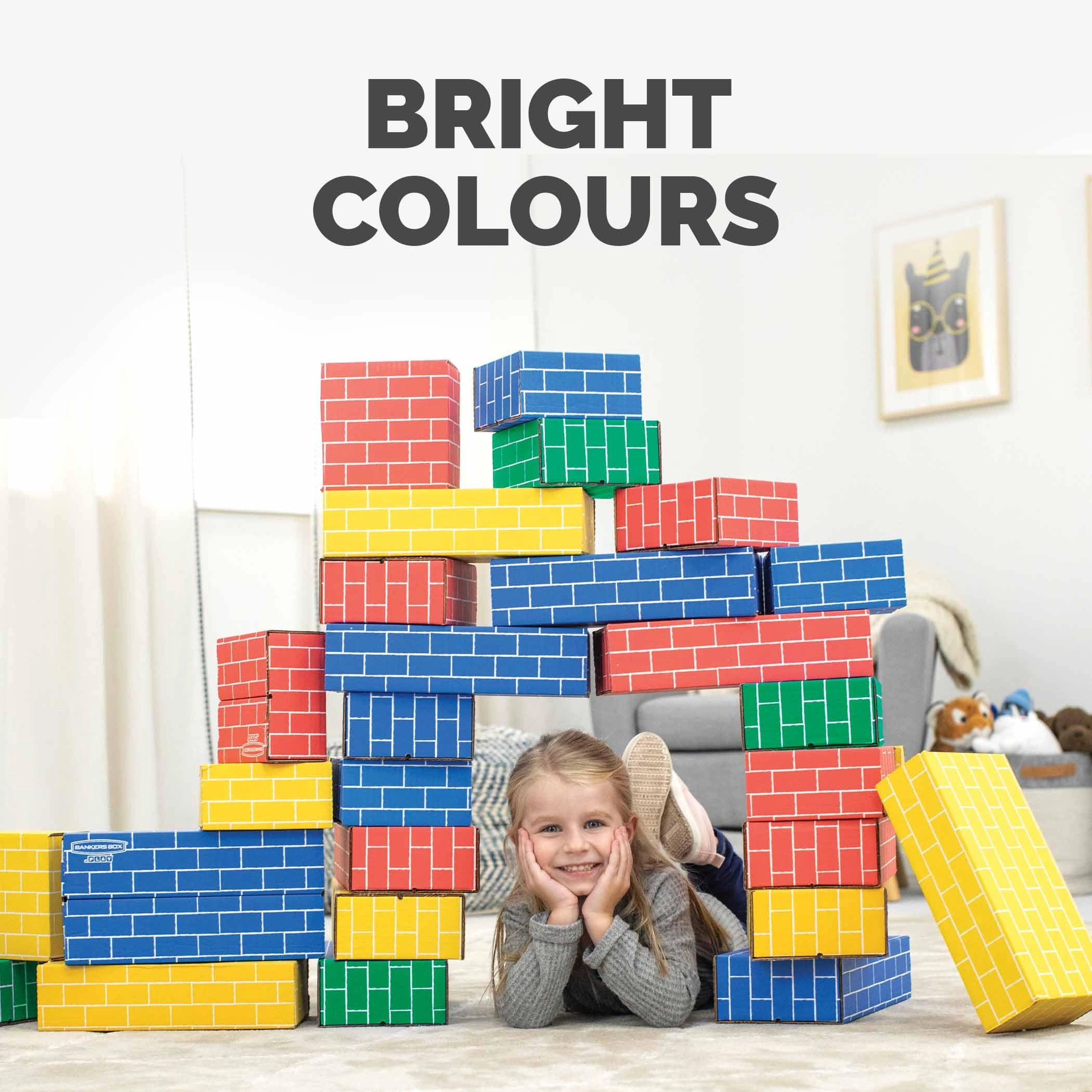 Cardboard Building Blocks - 40 pcs