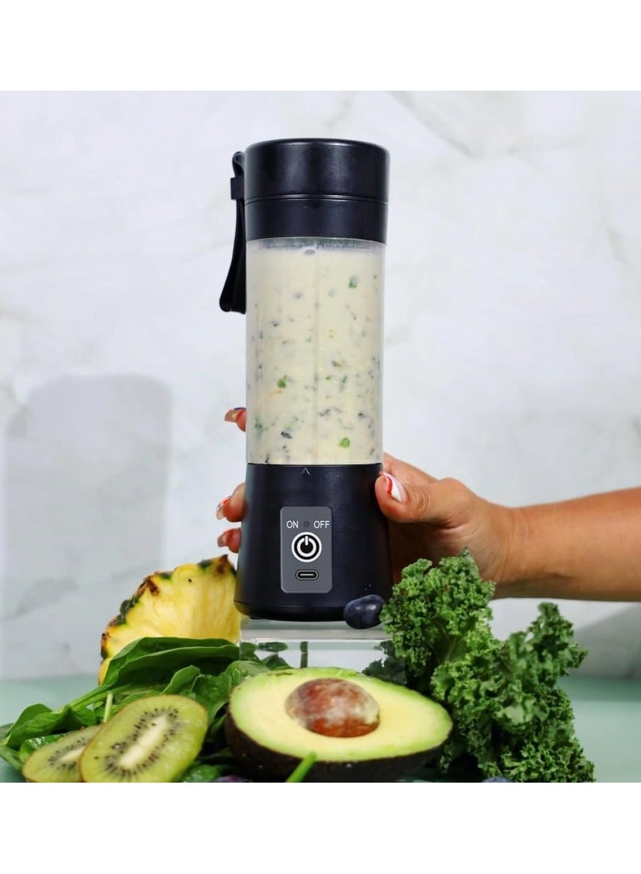 Portable Blender Smoothie Maker - Rechargeable Leakproof Lid Sip Spout