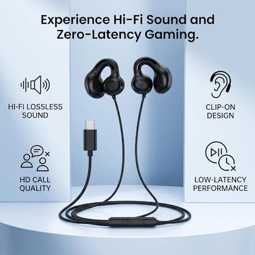 Clip On Earbuds - Wired Earbud
