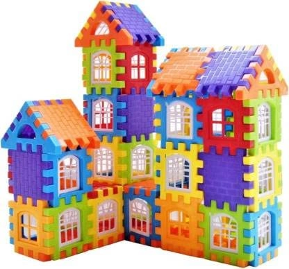 My Happy House Home Building Blocks - 72 pcs