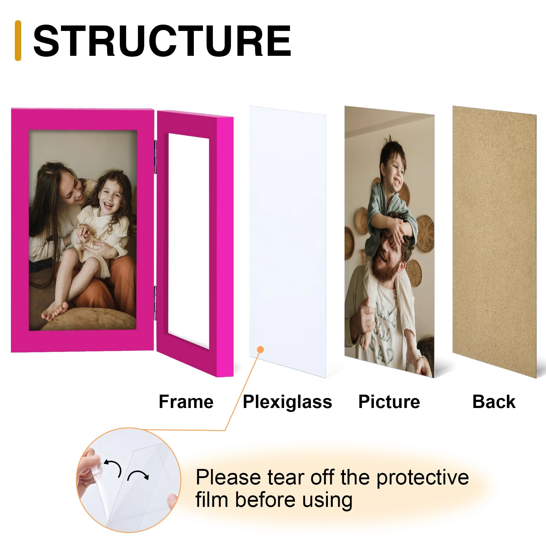 Double 6x4 Picture Frame