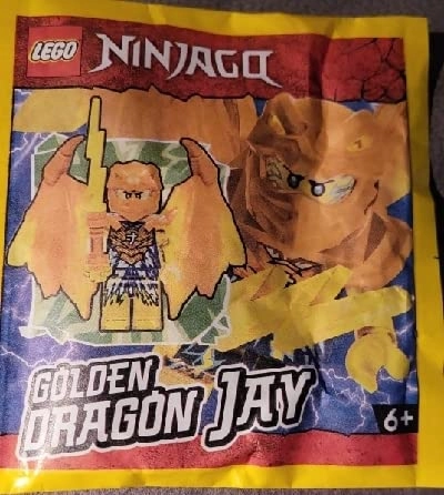Ninjago Crystalized Golden Dragon (NJOGoldDragons) 4 pcs