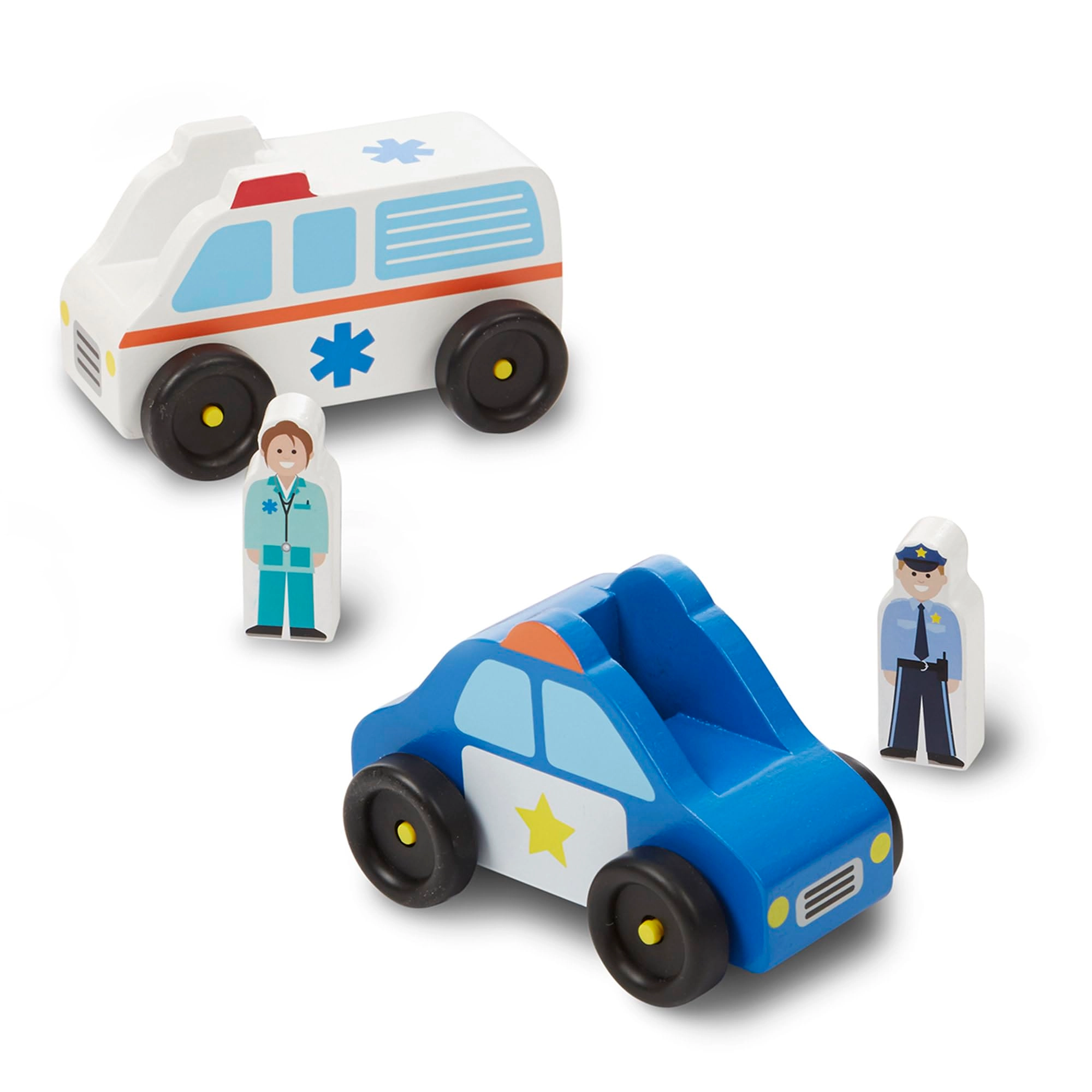 Emergency Vehicle Set - 8 pcs