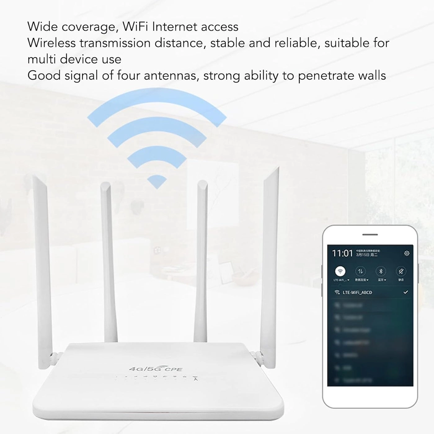 4G LTE Wireless Router - 4G LTE 802.11b/g/n 300Mbps