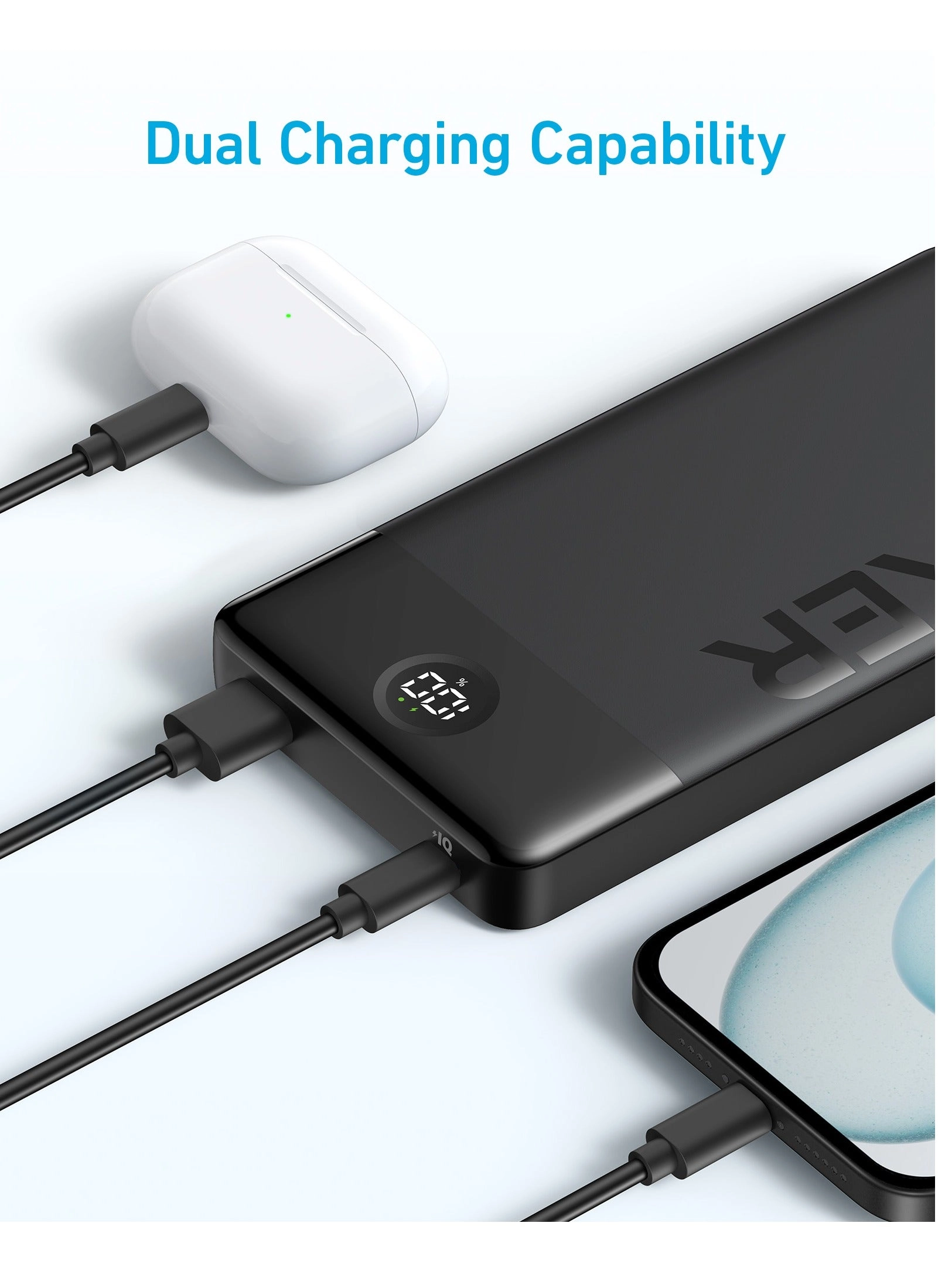 323 PowerCore - 10000 mAh 12W Fast-Charging