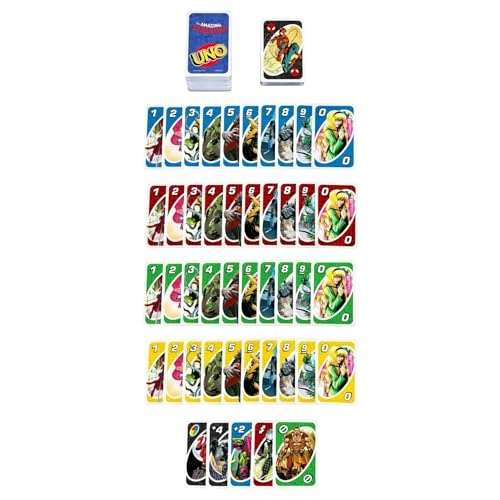 Batman UNO + Spiderman UNO - English 7 years and up