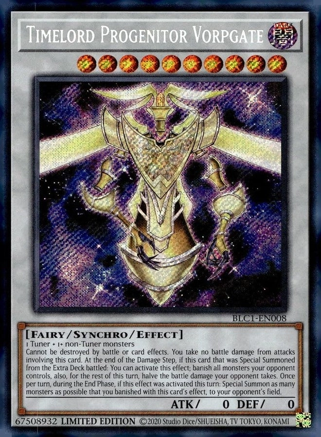 Yu-Gi-Oh! Timelord Progenitor Vorpgate BLC1-EN008 - Limited