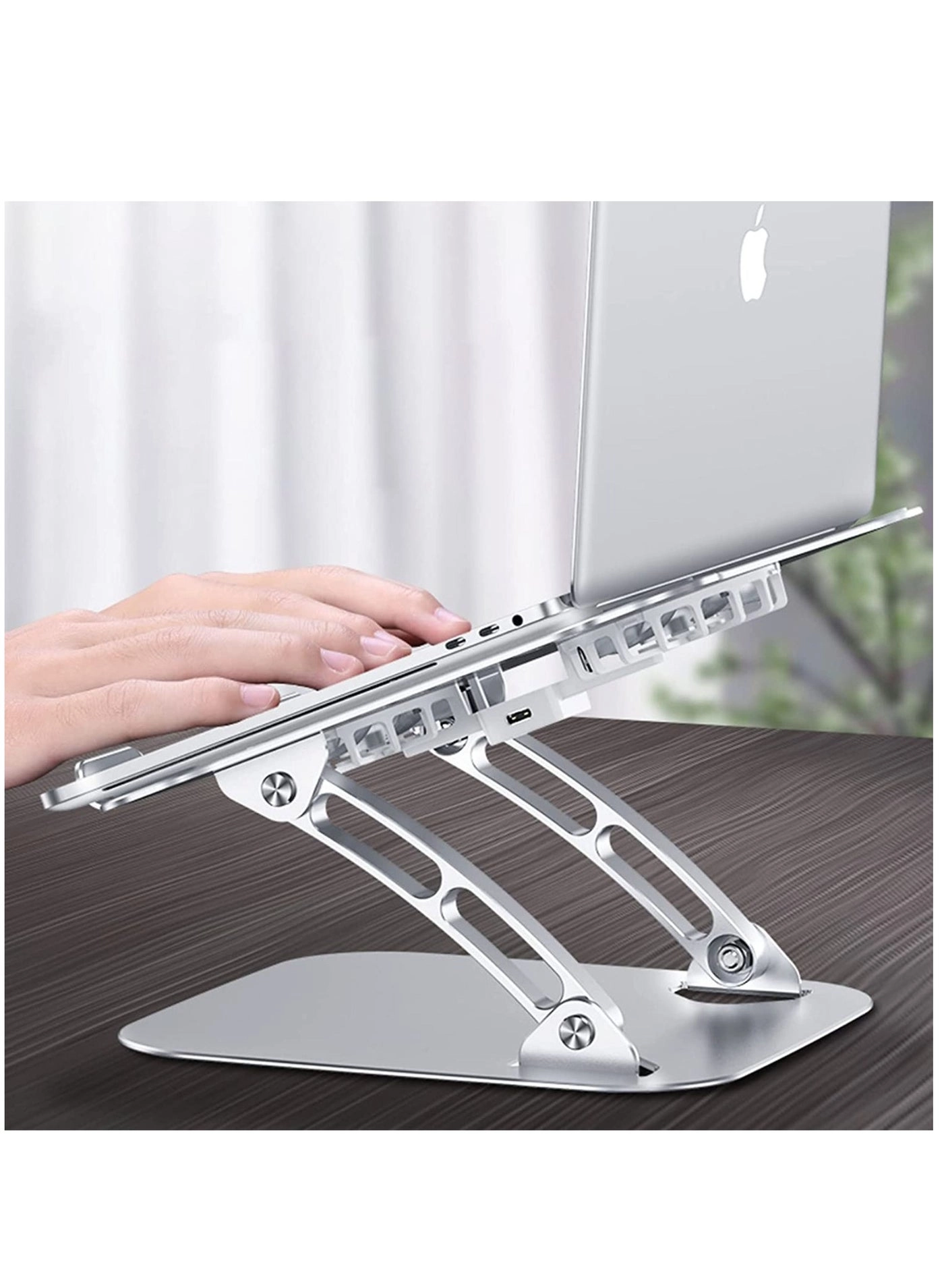 Laptop stand - Adjustable Height Aluminum cooling fans