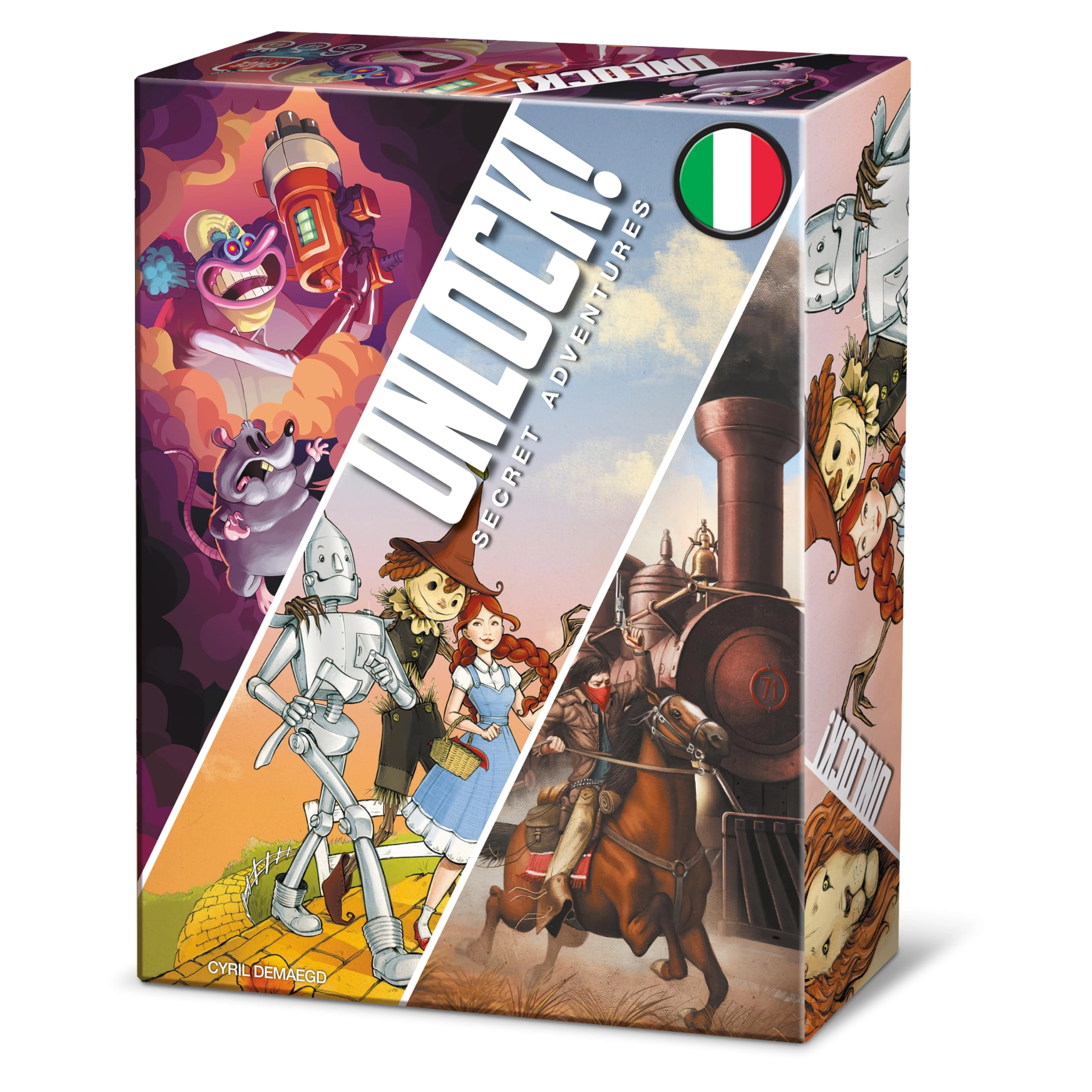 Asmodee Unlock! Secret Adventures: Escape Room (Italian)