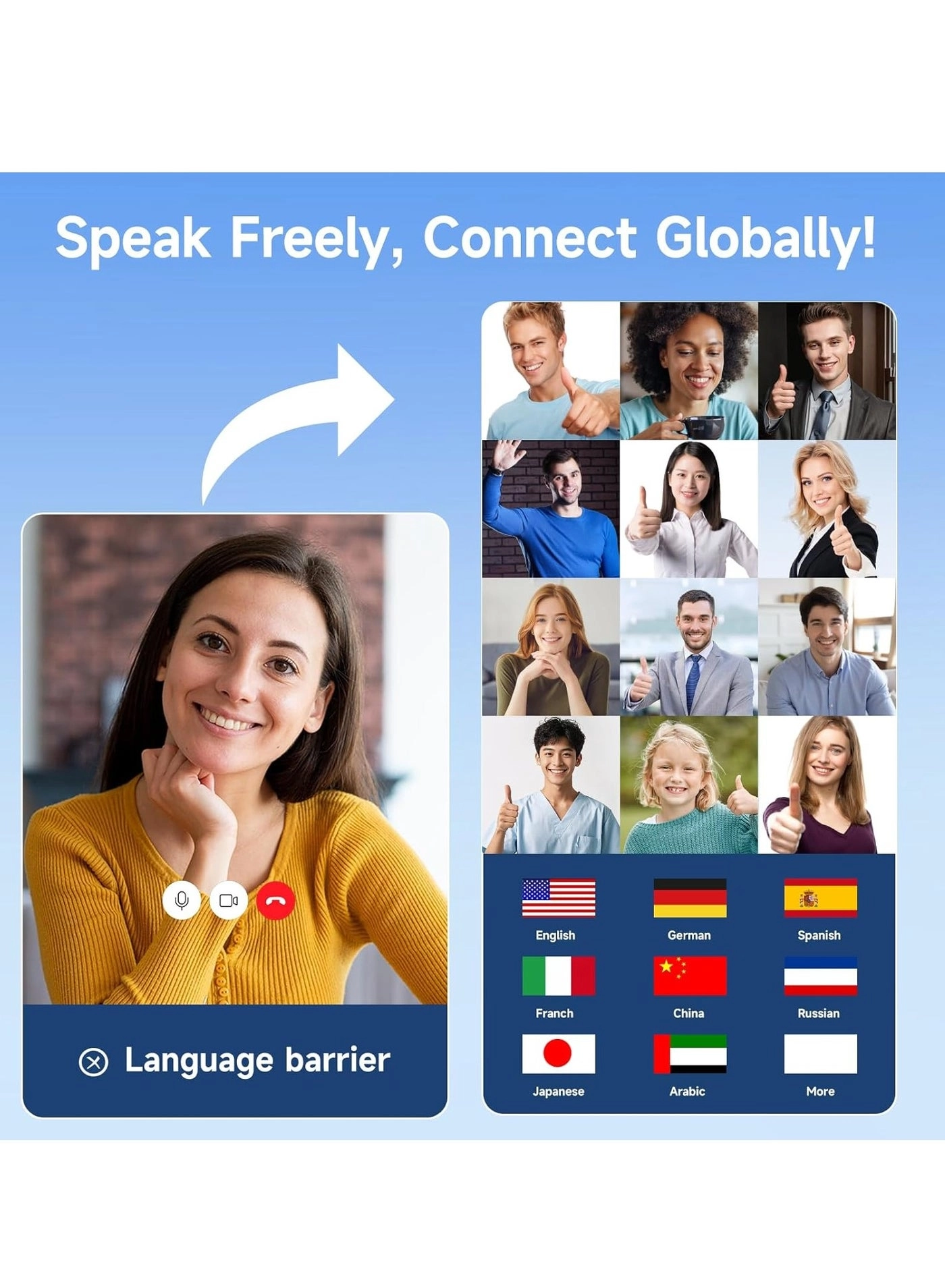 Open Ear Wireless Earbud