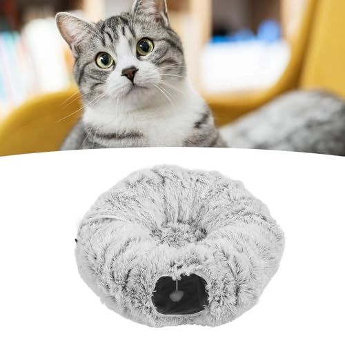 Cat Tunnel Bed - plush