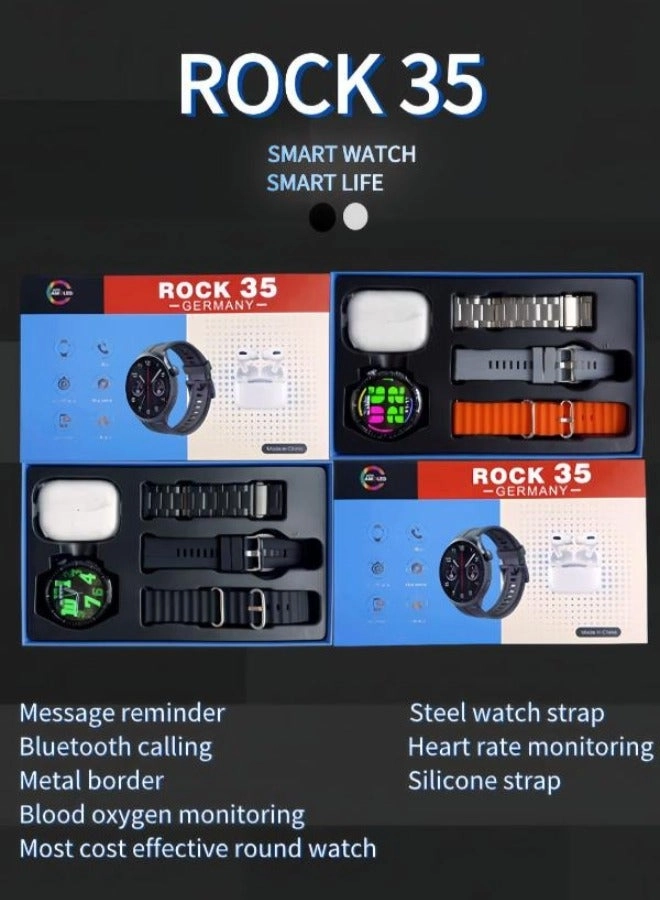 Health & Fitness Smartwatch - Heart Rate Blood Pressure ECG